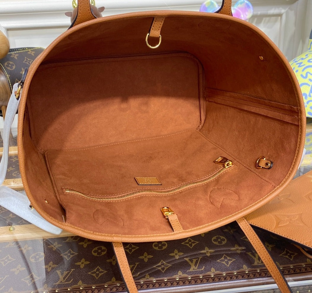 Louis Vuitton Neverfull Empreinte leather