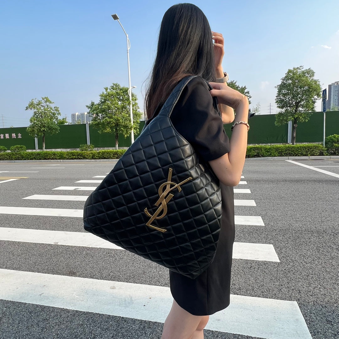 YSL Icare Maxi Shopping bag