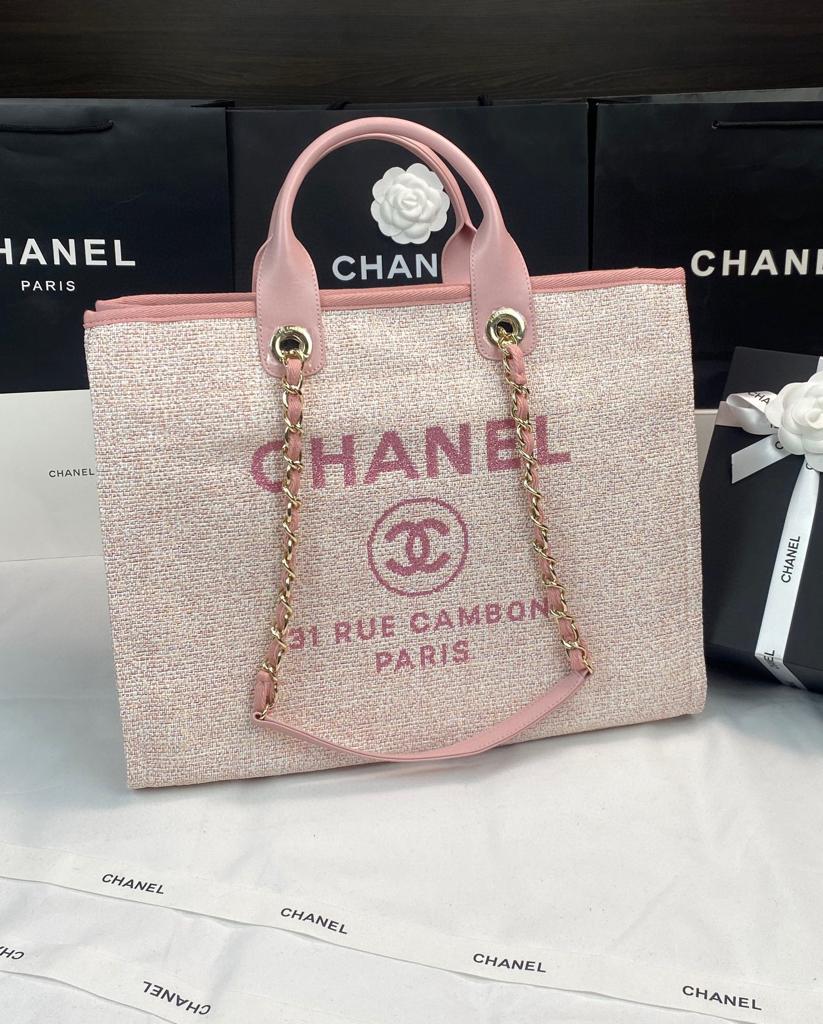 Chanel Deauville Shopping Tote Bag