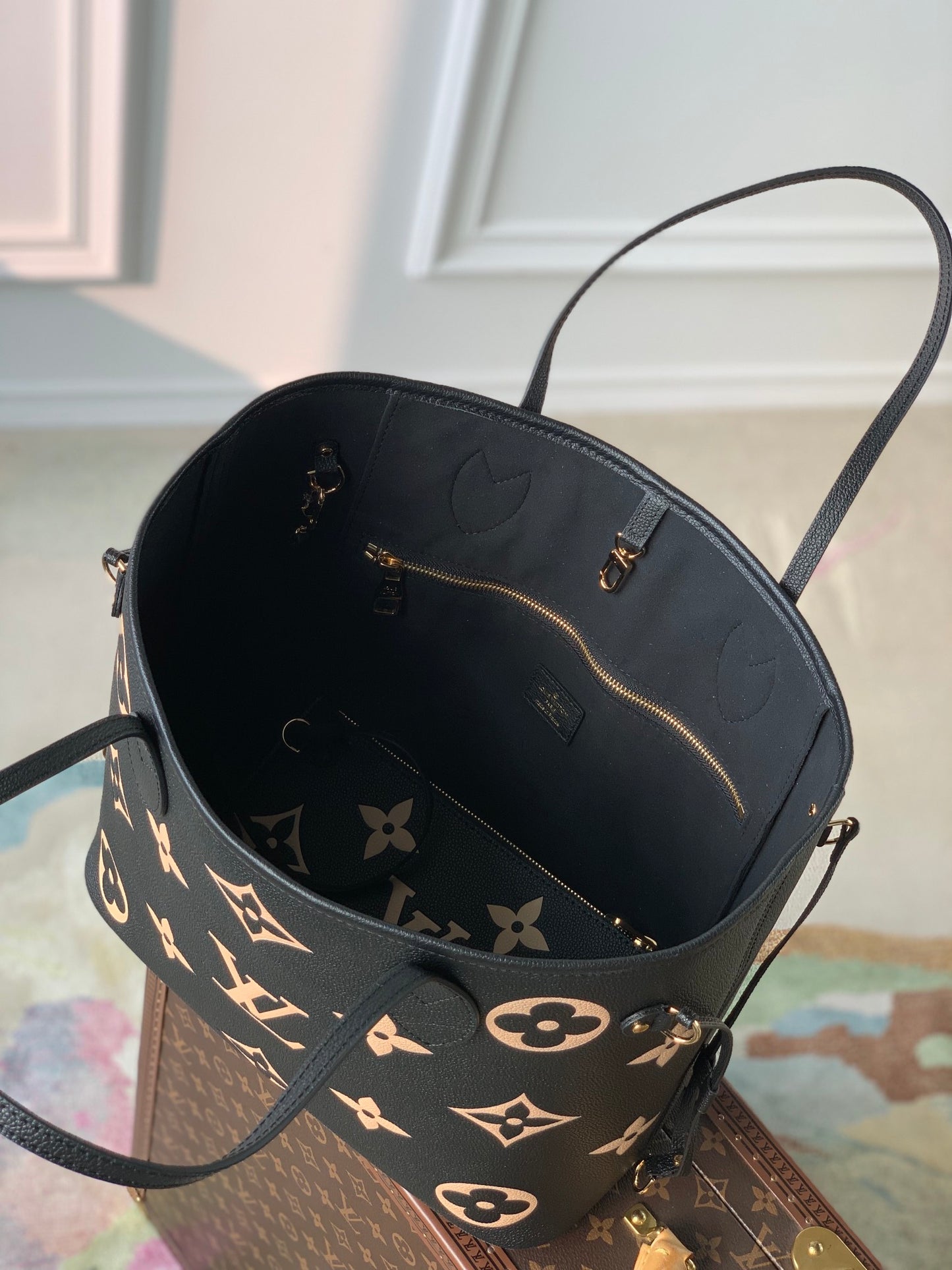 Louis Vuitton Neverfull Bicolor Empreinte