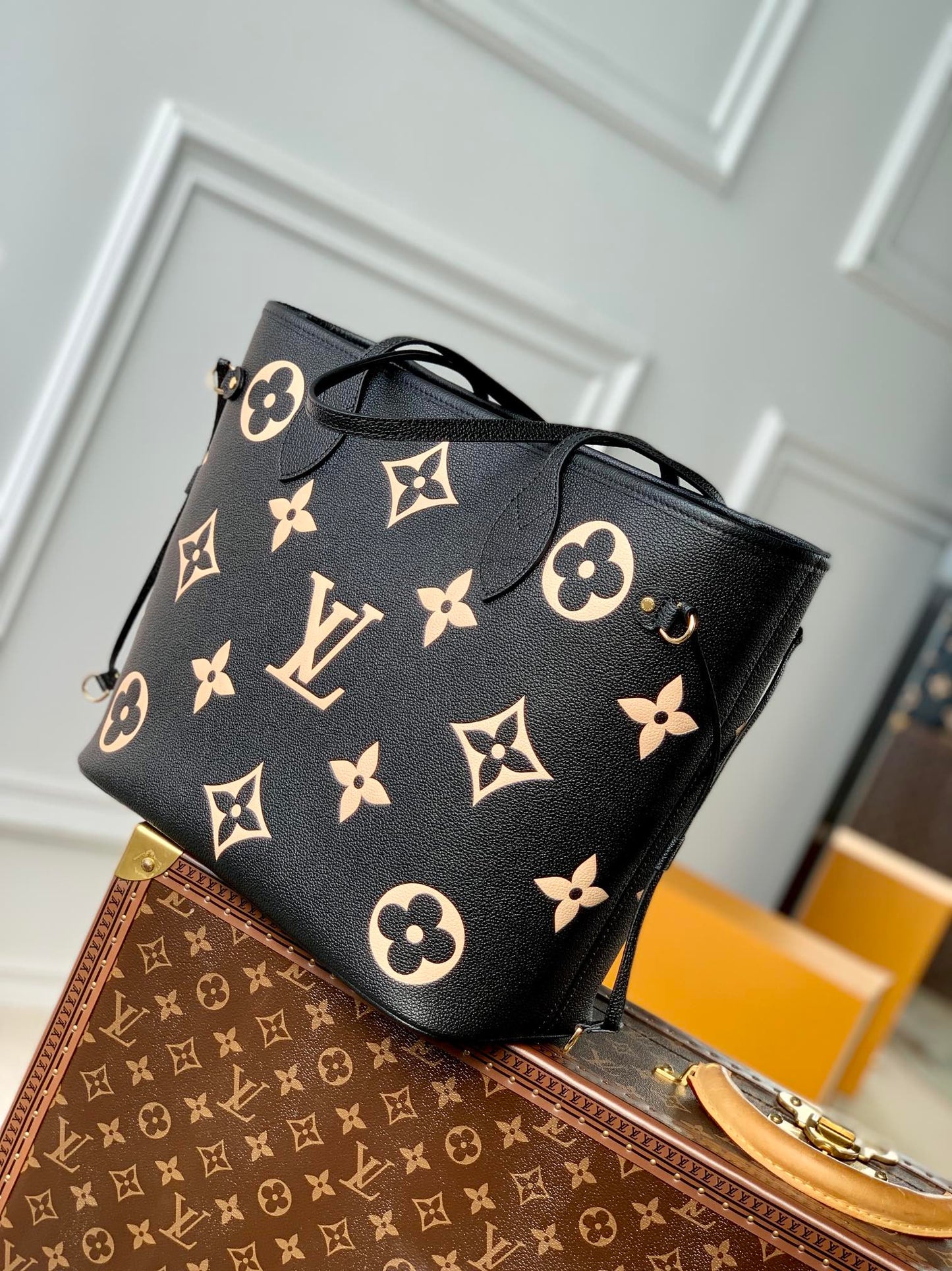 Louis Vuitton Neverfull Bicolor Empreinte