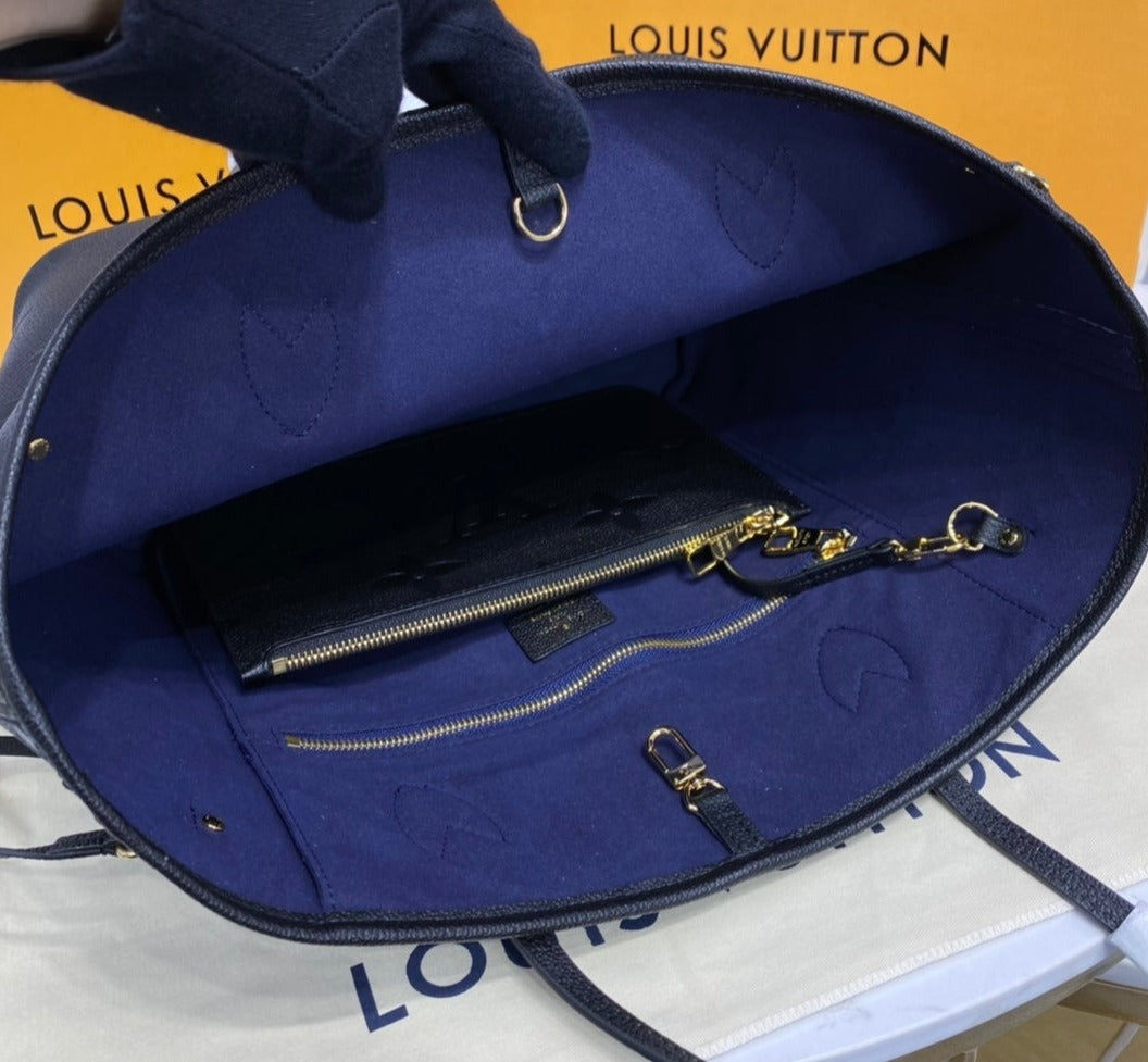 Louis Vuitton Neverfull Empreinte leather