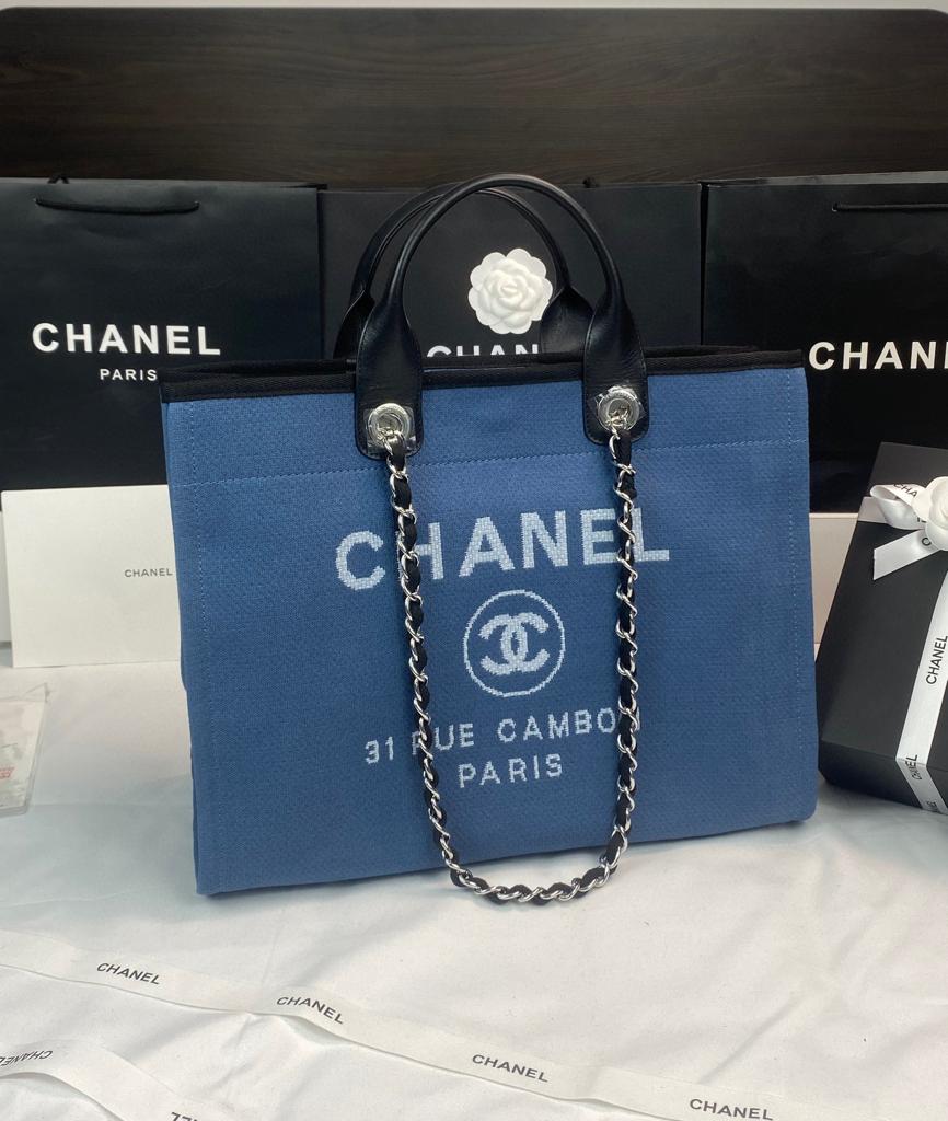Chanel Deauville Shopping Tote Bag