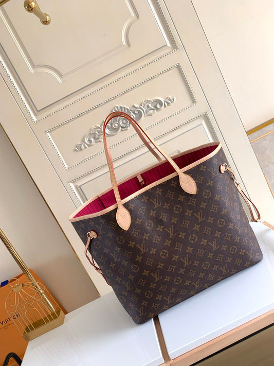 Louis Vuitton Neverfull Monogram leather