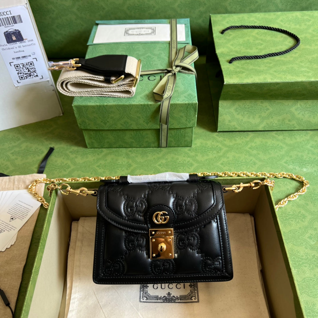 Gucci Matelassé Small Top Handle Bag