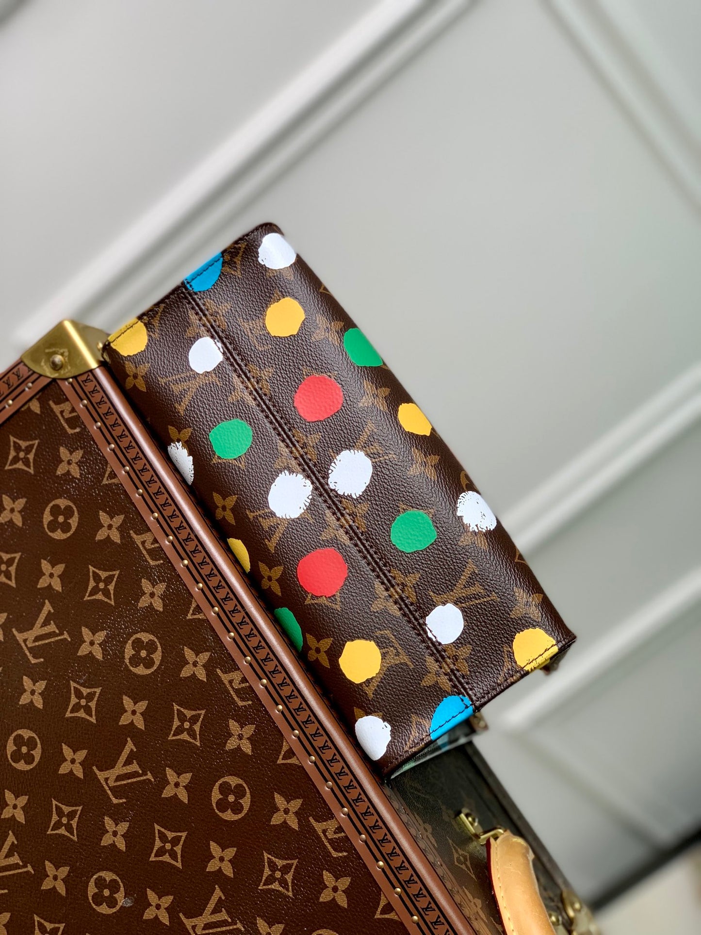 Louis Vuitton Onthego x YK PM, MM Dots edition